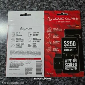 Luvvitt ProofTech Liquid Glass Universal Wipe-On Screen Protector 9H Hardness